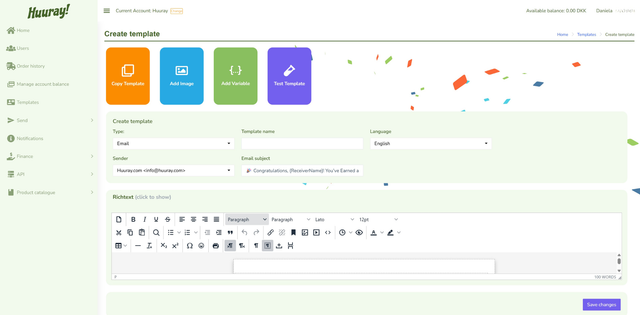 Fill out the necessary fields 