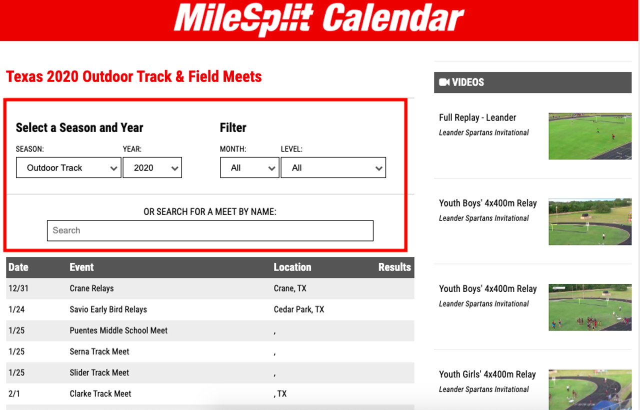 Register Team for a Meet