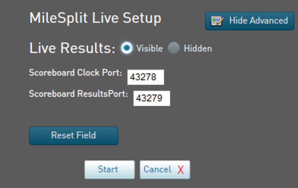 Instructions for Using MileSplit Live w/Meetpro